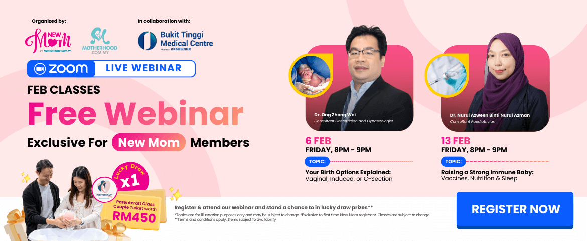 Free Live Webinars for New Moms Exclusive February sessions on childbirth choices and raising a healthy baby, hosted by trusted doctors and parenting experts.